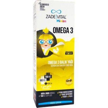 Zade Vital Miniza Omega-3 Balık Yağı 150 ml